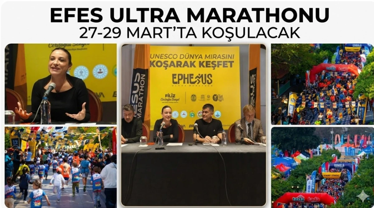 26 &Uuml;LKEDEN 3 BİN 400 KOŞUCU EFES ULTRA MARATON İLE D&Uuml;NYA MİRASINI KEŞFEDECEK