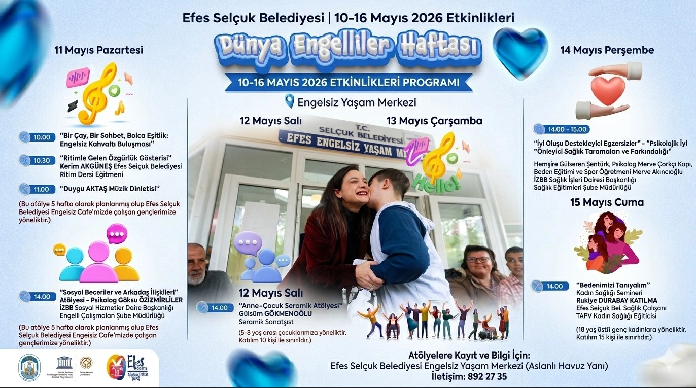 Efes Sel&ccedil;uk&rsquo;un engel tanımaz &ccedil;ocukları renkli bir hafta ge&ccedil;irecek