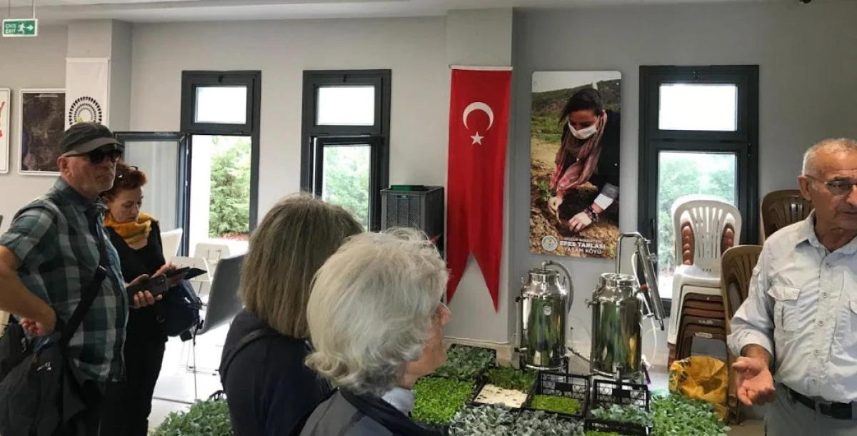 Efes Tarlası Yaşam Köyü'ne uluslararası ilgi büyüyor