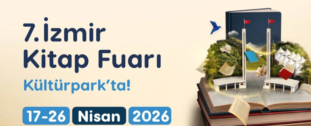 İZKİTAP &ndash; 7. İzmir Kitap Fuarı 17&ndash;26 Nisan&rsquo;da K&uuml;lt&uuml;rpark&rsquo;ta