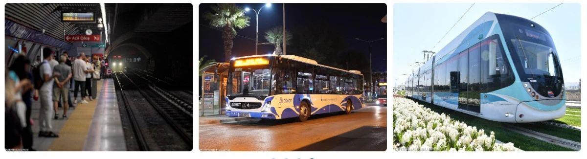 İzmir ulaşımına yılbaşı d&uuml;zenlemesi