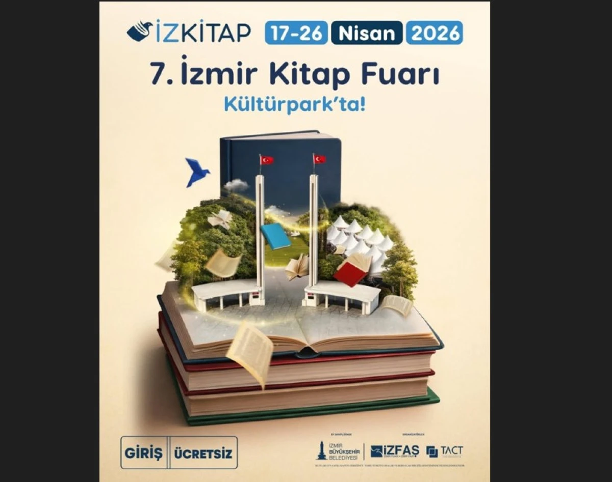 İzmir&rsquo;de Edebiyat Baharı: 7. İZKİTAPFEST Kapılarını A&ccedil;ıyor!