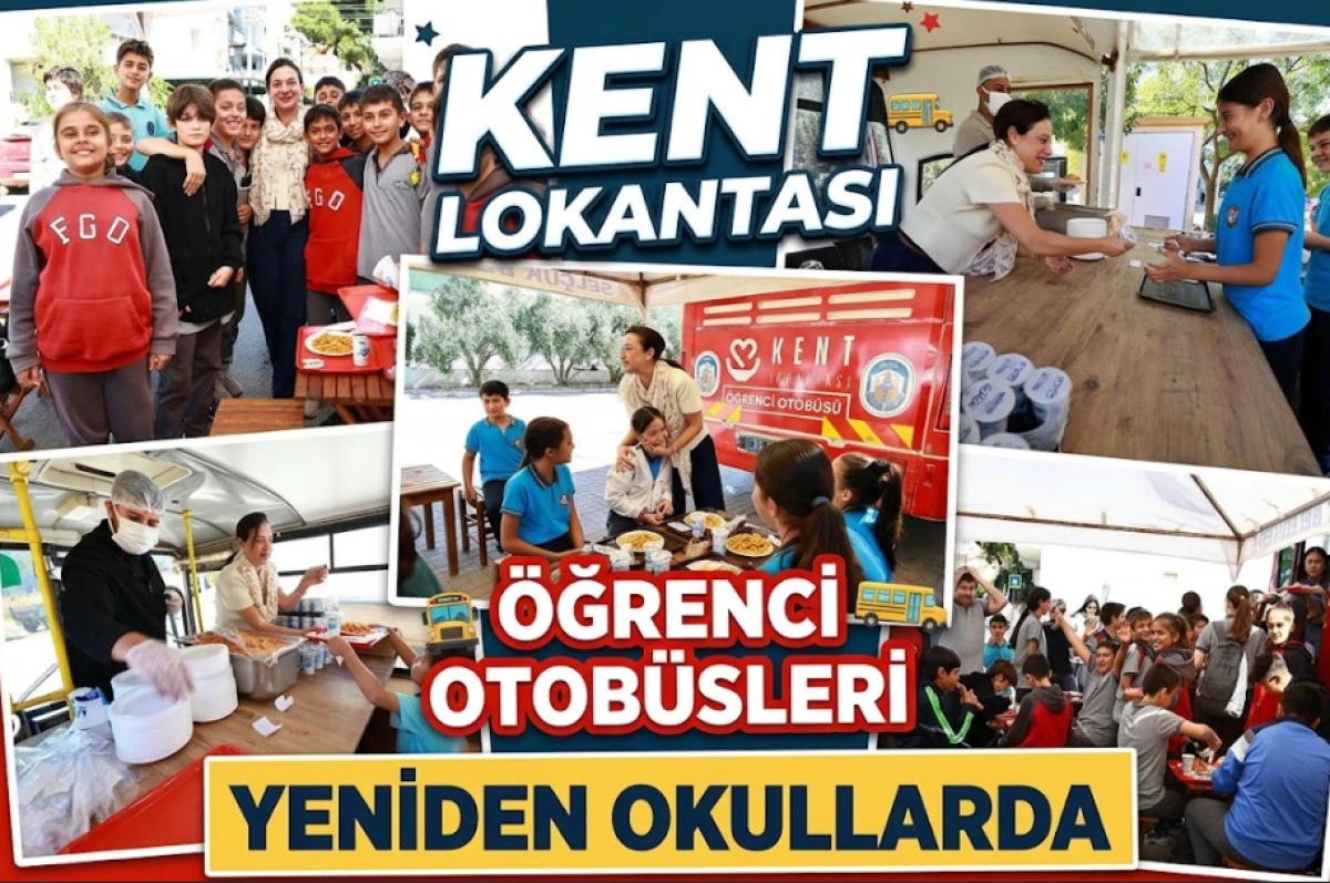 KENT LOKANTASI &Ouml;ĞRENCİ OTOB&Uuml;SLERİ YENİDEN OKULLARDA