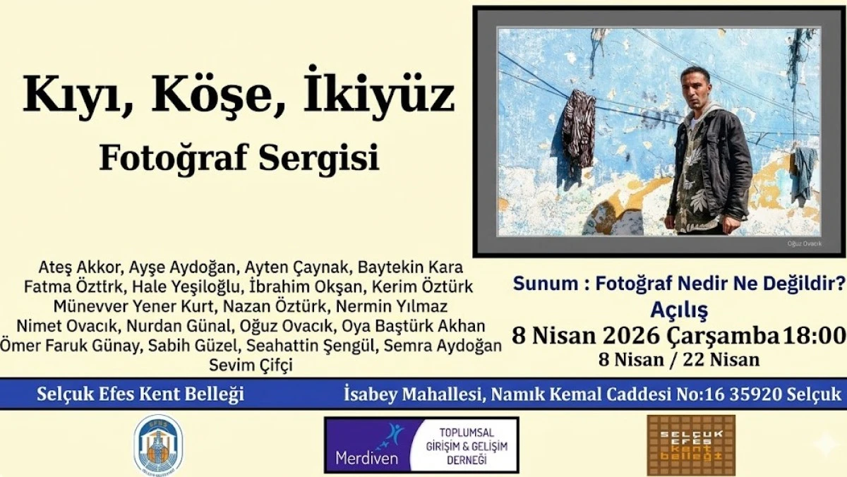 "Kıyı, K&ouml;şe, İkiy&uuml;z" Fotoğraf Sergisi Kapılarını A&ccedil;ıyor!