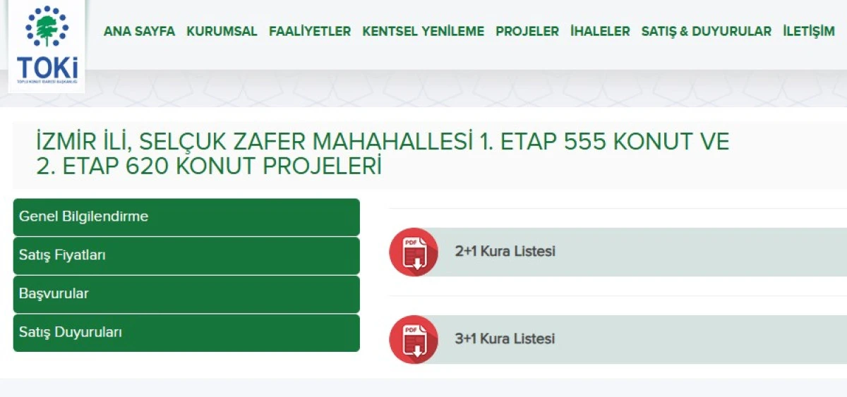 TOKİ Selçuk Konut Belirleme Kurası 30 Nisan 2025, Saat 15:00’ te