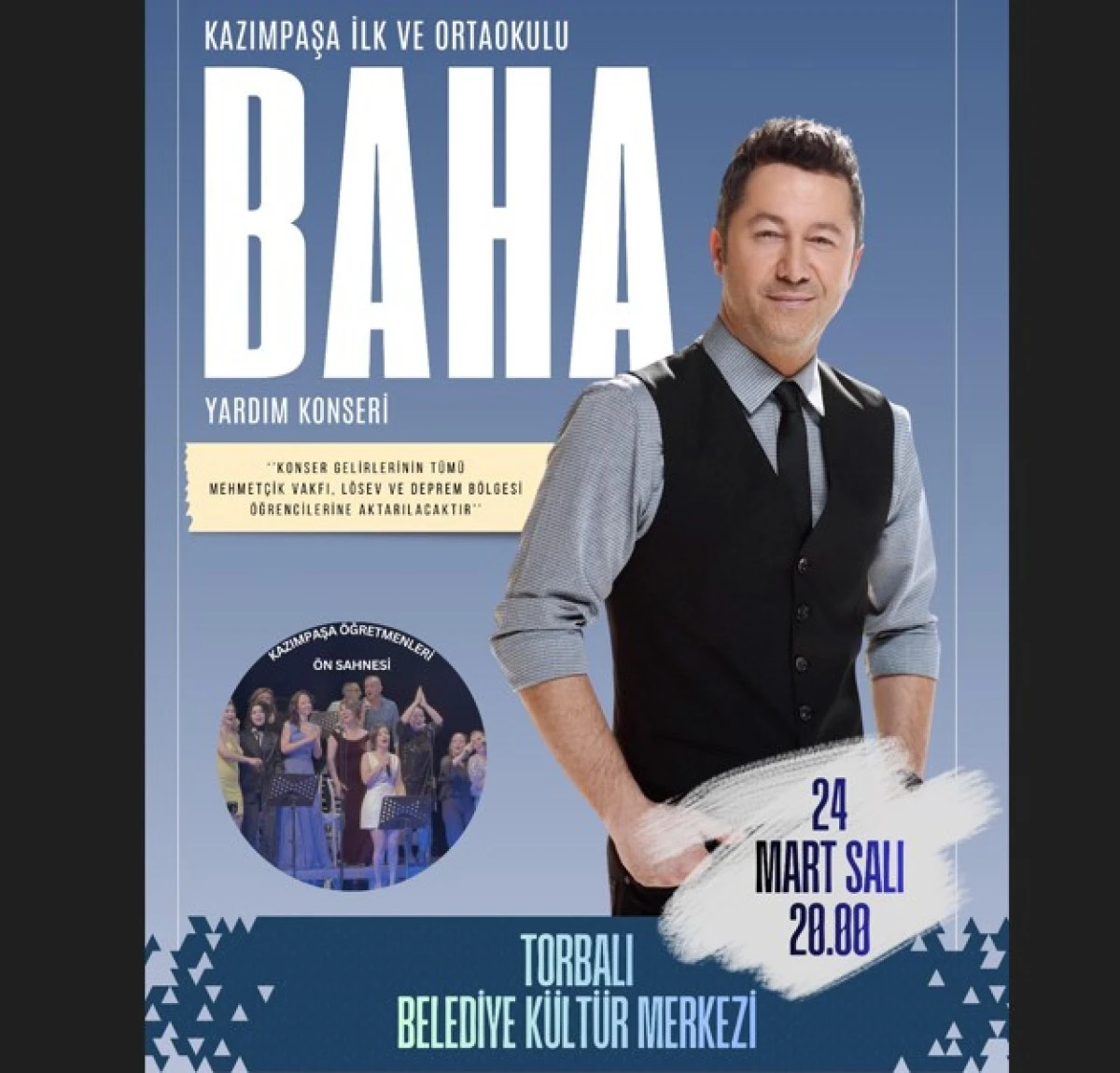 Torbalı&rsquo;da İyilik Notası: &Ouml;ğretmenler Korosu ve Baha&rsquo;dan Dev Konser!