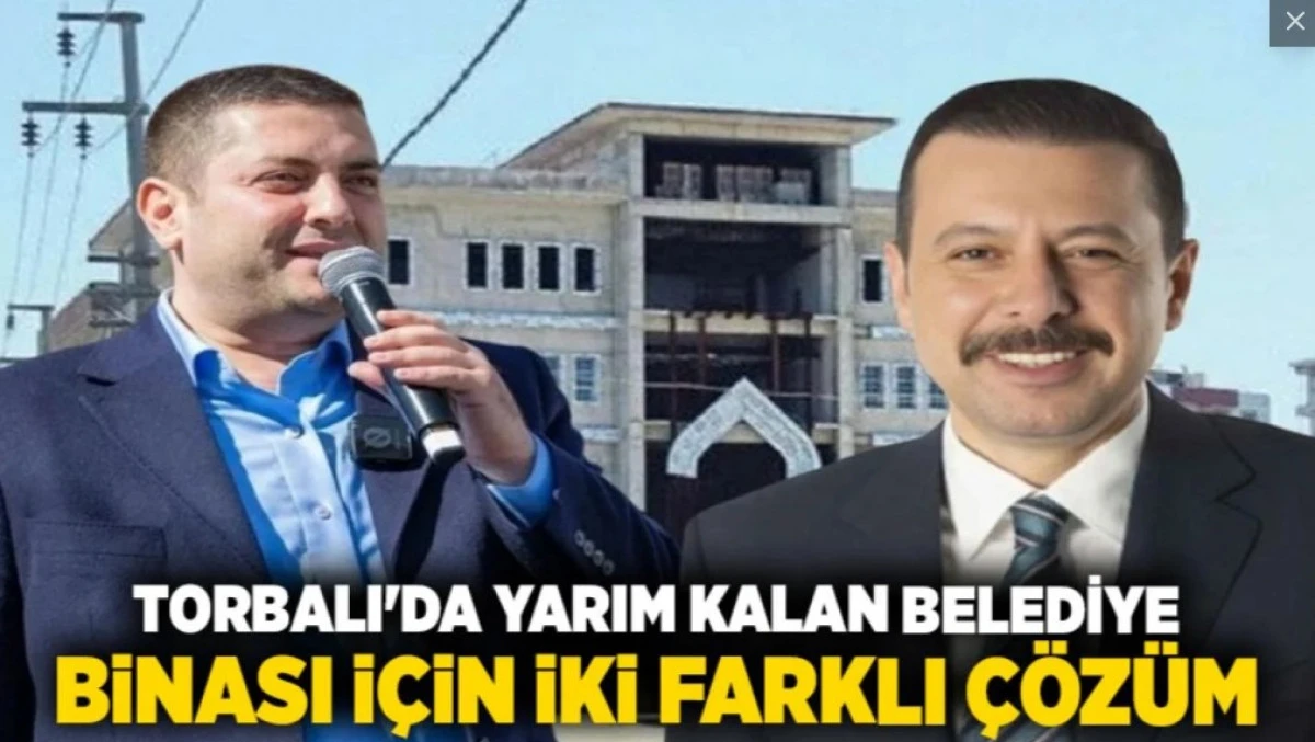 Torbalı'da Yarım Kalan Belediye Binası İ&ccedil;in İki Farklı &Ccedil;&ouml;z&uuml;m