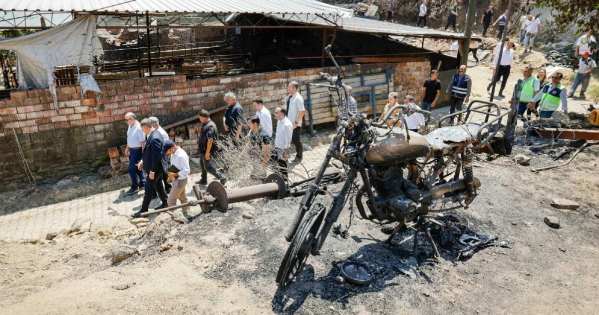 Yangın mağdurları yıl sonuna kadar suya ücret ödemeyecek